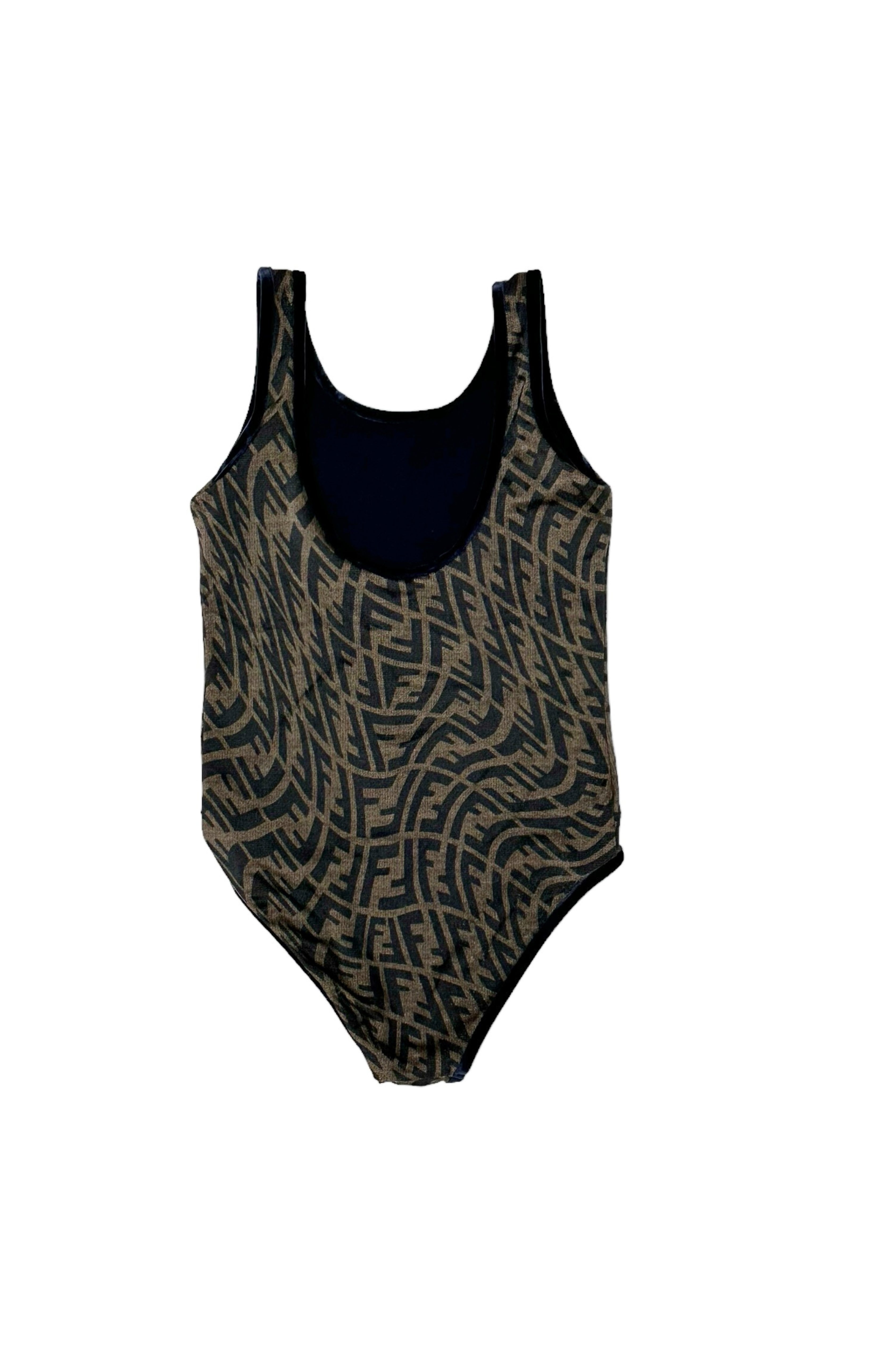 FENDI KIDS (RARE) Swimsuit Size: No size tags, fits like 5-6 Years