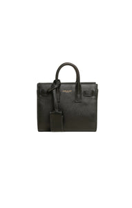 SAINT LAURENT Bag Size: 5.375" x 2.375" x 4.25"; 1.5" drop handle