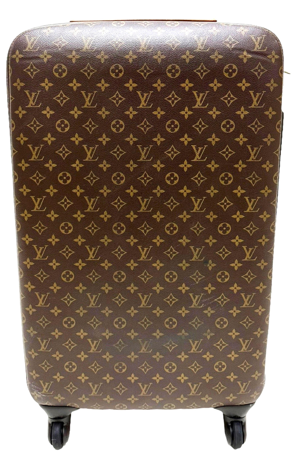 LOUIS VUITTON Luggage & Sleeve Set Size: 17.25" x 10" x 29"; 14.25" handle