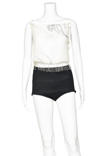 MARINE SERRE - GOLD LINE (RARE & NEW) with tags Top Size: M