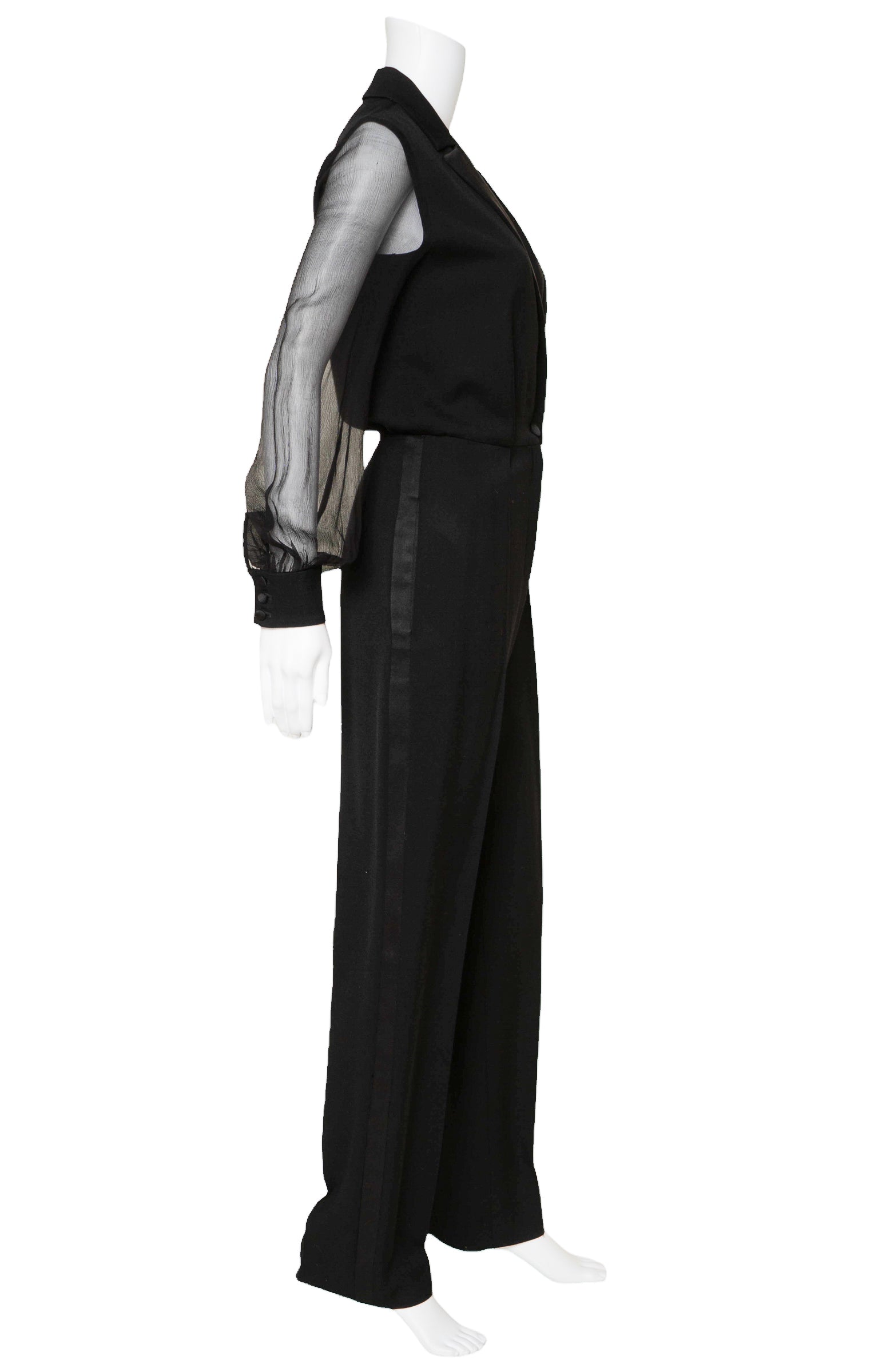 YVES SAINT LAURENT Jumpsuit Size: FR 42 / Comparable to US 8-10