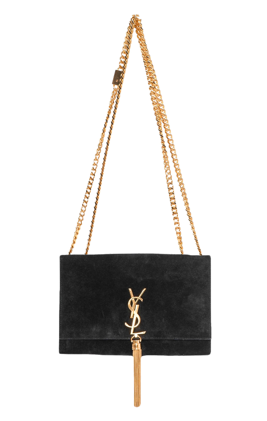 SAINT LAURENT Bag Size: 9.375" x 2" x 6.125"; 19.25" drop handle