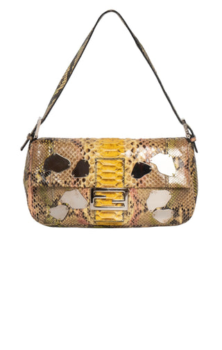 VINTAGE FENDI (RARE) Bag Size: 10.5" x 1.625" x 5.75"; 7" drop handle