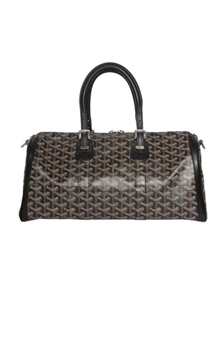 VINTAGE GOYARD (RARE) Handbag Size: 15.25" x 7.25" x 7.25"; 6" drop handle