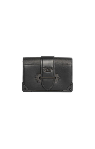 PRADA Handbag Size: 7" x 2.5" x 4.75"; 21" strap