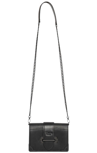 PRADA Handbag Size: 7" x 2.5" x 4.75"; 21" strap