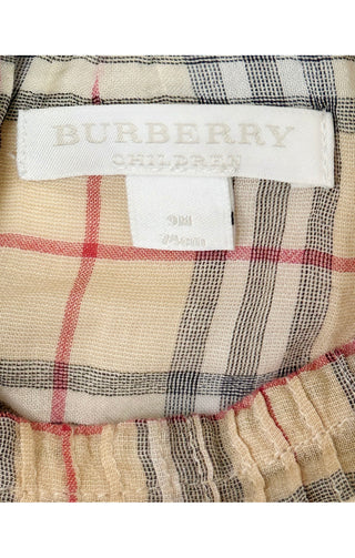 BURBERRY CHILDREN Set Size: 9 Months