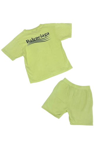 BALENCIAGA KIDS (RARE) Set Size: Shirt - 6 Years, Shorts - 4 Years