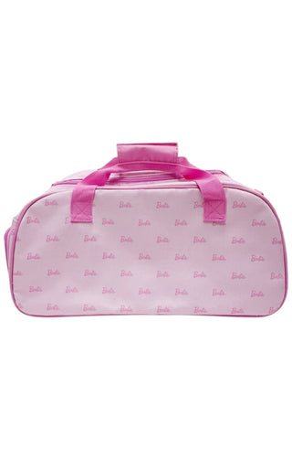 POSH PEANUT x BARBIE Luggage Size: 18" x 9.25" x 9"; 22" strap