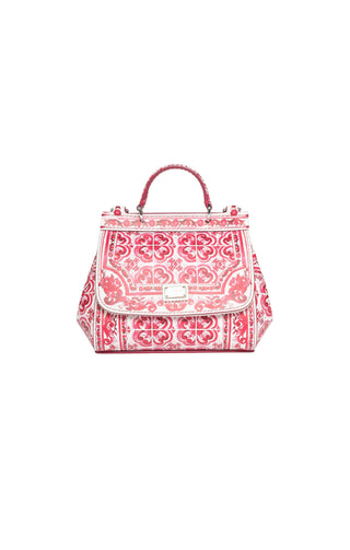 DOLCE & GABBANA (NEW) Handbag Size: 5.5" x 3.375" x 5"; 1.5" drop handle