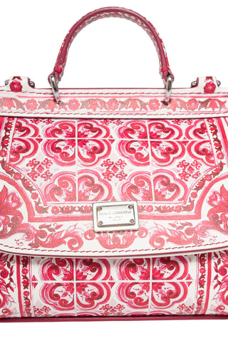 DOLCE & GABBANA (NEW) Handbag Size: 5.5" x 3.375" x 5"; 1.5" drop handle