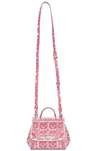 DOLCE & GABBANA (NEW) Handbag Size: 5.5" x 3.375" x 5"; 1.5" drop handle
