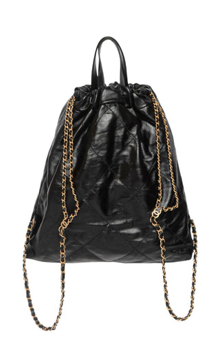 CHANEL Backpack Size: 13.75" x 3.25" x 15"; 3.5" drop handle