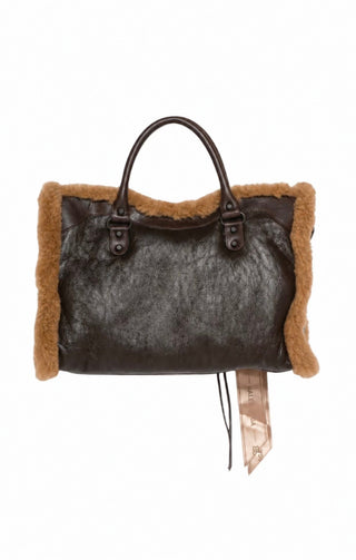 BALENCIAGA (NEW) Handbag Size: 15" x 6" x 9.5"; 4.25" drop handle