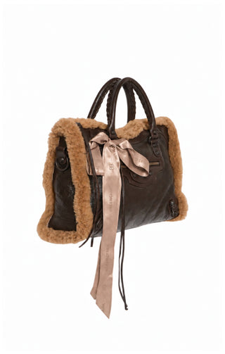 BALENCIAGA (NEW) Handbag Size: 15" x 6" x 9.5"; 4.25" drop handle
