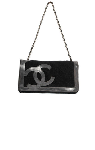 CHANEL (RARE) Handbag Size: 9.825" x 2" x 5.25"; 9" drop handle