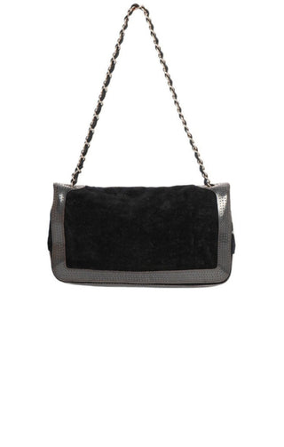 CHANEL (RARE) Handbag Size: 9.825" x 2" x 5.25"; 9" drop handle