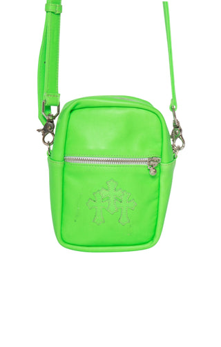 CHROME HEARTS (RARE) Handbag Size: 4.5" x 2.25" x 6.25"; 23.5" strap
