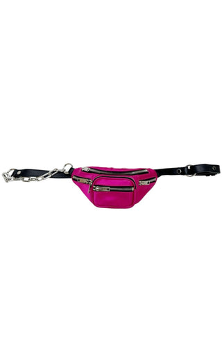 ALEXANDER WANG Belt Bag Size: 8.625" x 3" x 3.375"; 22.5" belt
