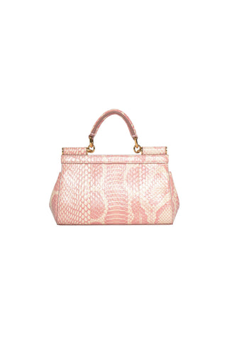 DOLCE & GABBANA (RARE) Handbag Size: 7.375" x 2.625" x 4.125"; 2.75" drop handle