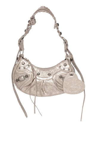 BALENCIAGA (RARE) Handbag Size: 9.5" x 2.5" x 5"; 7.5" drop handle