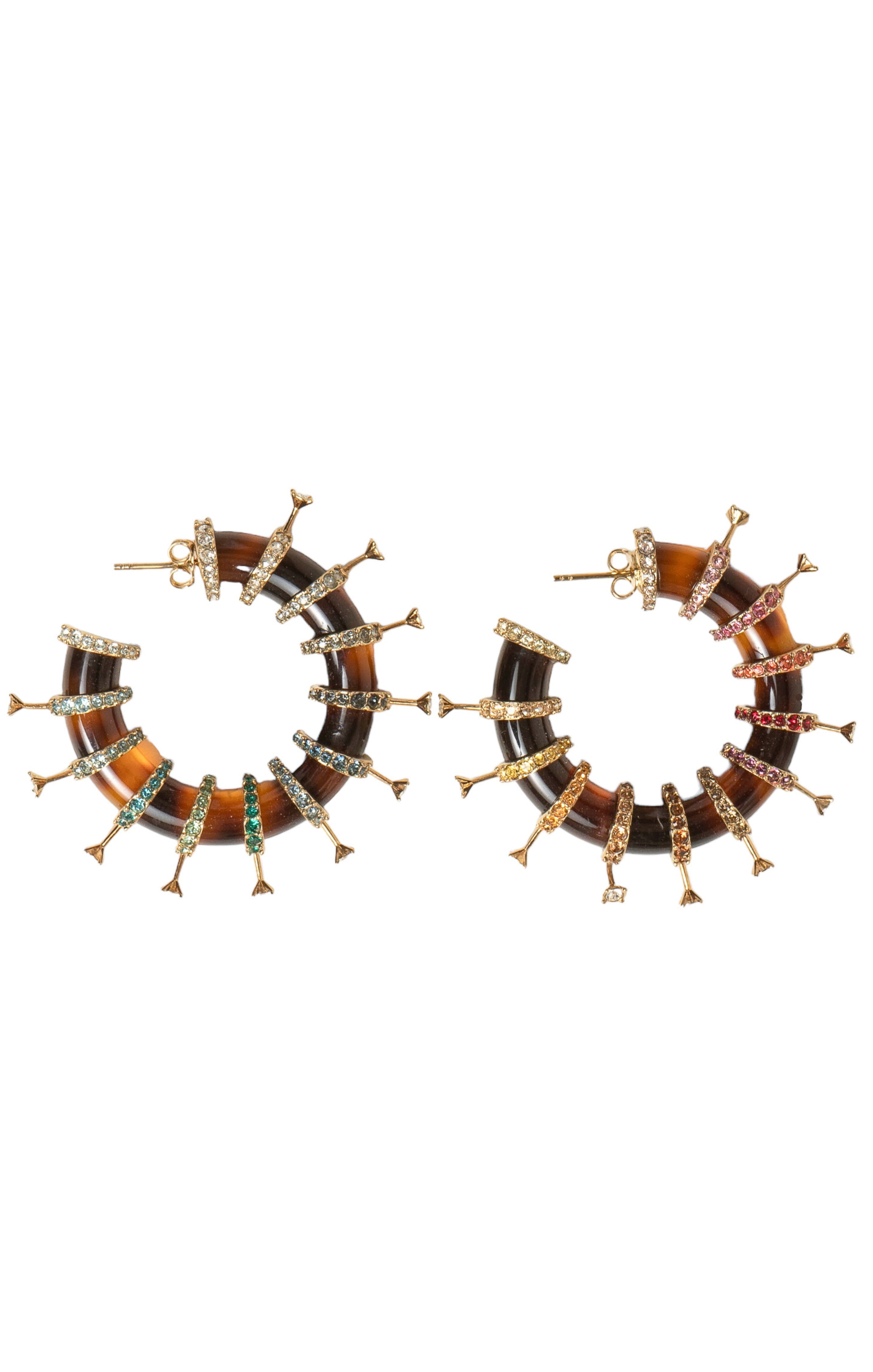 SCHIAPARELLI (RARE) Earrings Size: 2.375" x 2.25"