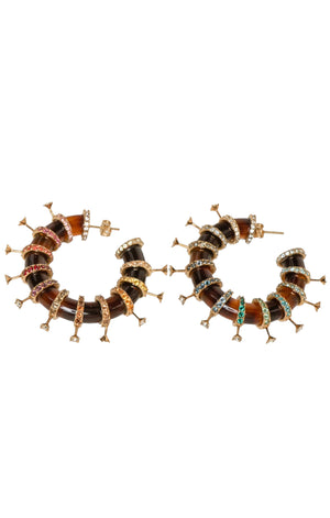 SCHIAPARELLI (RARE) Earrings Size: 2.375" x 2.25"