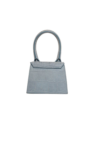 JACQUEMUS Handbag Size: 4.75" x 2.125" x 3.625"; 3.25" drop handle