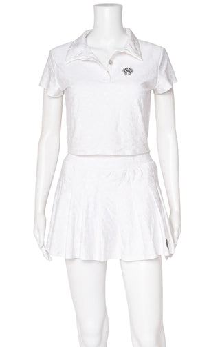 CHROME HEARTS (RARE) Set Size: Top - L, Skirt - M