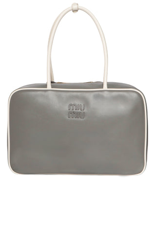 MIU MIU (NEW) Handbag Size: 13.625" x 4.375" x 9"; 8" drop handle