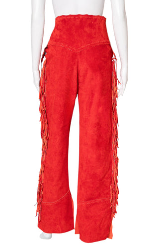 Suede Leather Pants Size: US 26/2