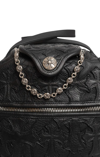 CHROME HEARTS (RARE) Luggage Size: 28" x 11.5" x 10.5"; 8.75" drop handle