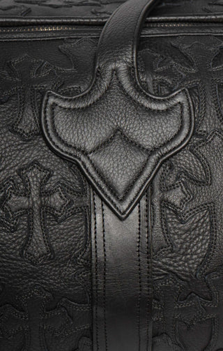 CHROME HEARTS (RARE) Luggage Size: 28" x 11.5" x 10.5"; 8.75" drop handle