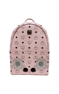 MCM (RARE) Backpack / Speaker Size: 9.25" x 4.375" x 12"; 1.5" drop handle