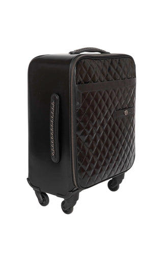 CHANEL (RARE) Luggage Size: 14" x 8" x 16.75"; 18" drop handle
