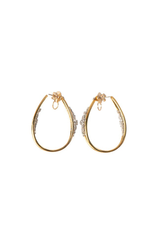 SUE GRAGG (RARE & NEW) with box Diamond Earrings Size: 0.375" x 2mm x 2.625"