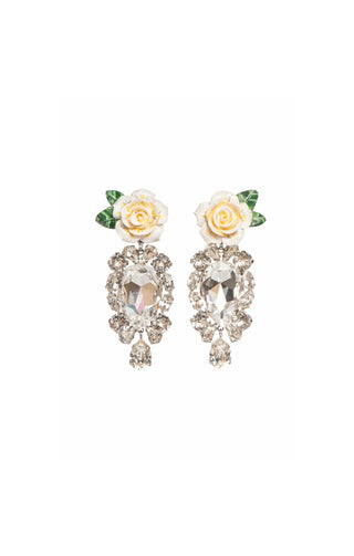 DOLCE & GABBANA Clip-On Earrings Size: 1.25" x 3.25"