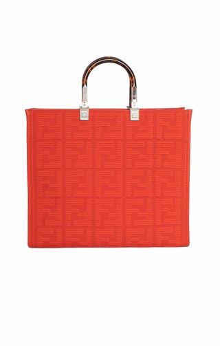 FENDI Handbag Size: 14" x 6.375" x 12"; 4.25" drop handle