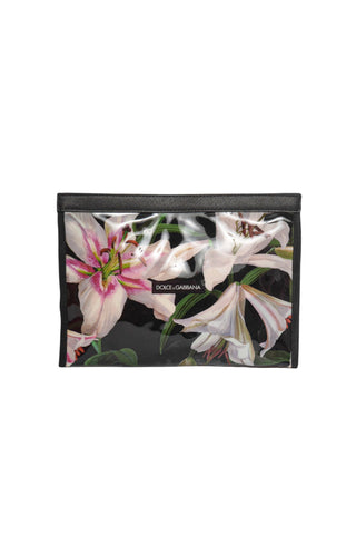 DOLCE & GABBANA Cosmetic Bag Size: 11" x 2.25" x 7.75"