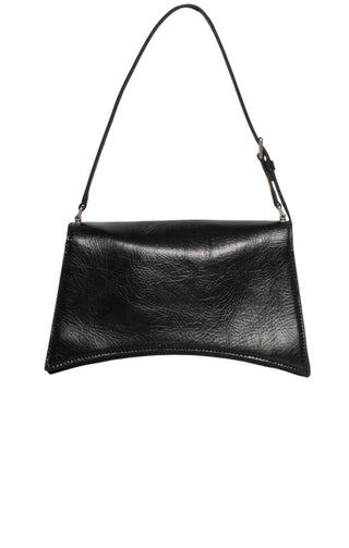 BALENCIAGA (RARE) Handbag Size: 10" x 2.625" x 5.375"; 7.75" drop handle