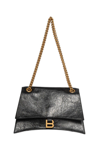 BALENCIAGA Handbag Size: 12.375" x 4" x 7"; 21.75" strap