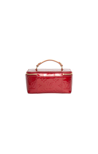 LOUIS VUITTON Travel Case Size: 5.75" x 3.125" x 2.825"; 1.5" drop handle