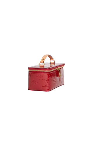 LOUIS VUITTON Travel Case Size: 5.75" x 3.125" x 2.825"; 1.5" drop handle
