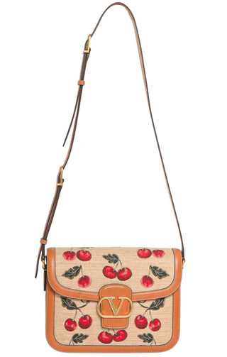 VALENTINO GARAVANI Handbag Size: 9.625" x 2.75" x 6.75"; 21" strap