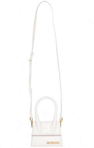 JACQUEMUS Handbag Size: 4.75" x 2.375" x 3.5"; 3.5" drop handle