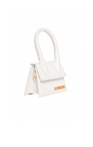 JACQUEMUS Handbag Size: 4.75" x 2.375" x 3.5"; 3.5" drop handle