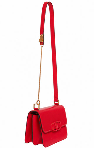 VALENTINO GARAVANI (RARE) Handbag Size: 8.625" x 4.375" x 7"; 20.5" strap