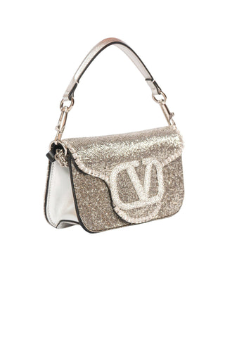 VALENTINO GARAVANI Handbag Size: 7.75" x 2" x 3.5"; 5" drop handle