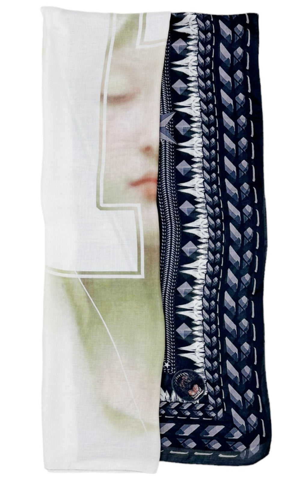 GIVENCHY (NEW) with tags Scarf Size: 46" x 44"