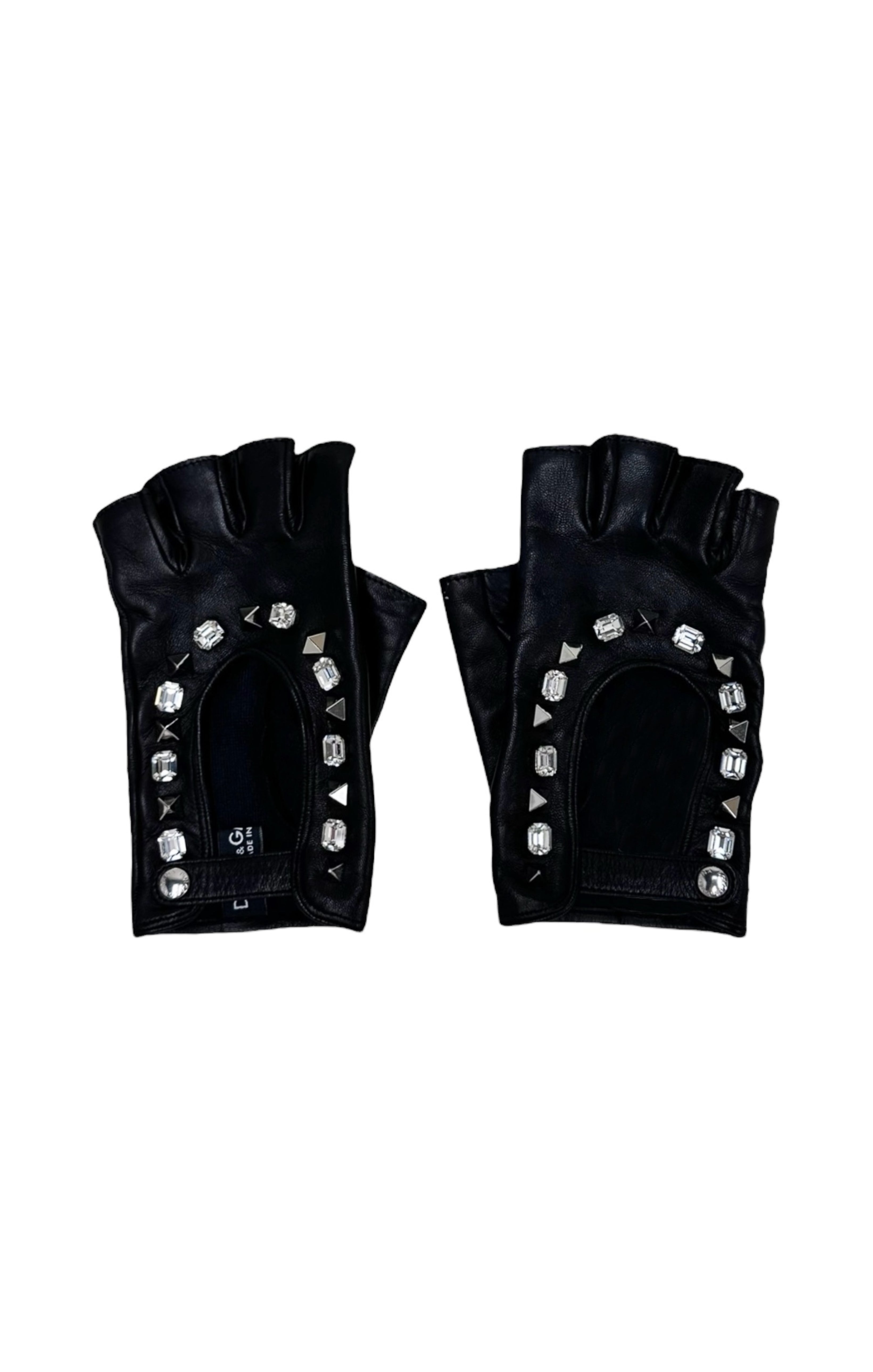DOLCE & GABBANA Fingerless Gloves Size: 8 / Fit like M